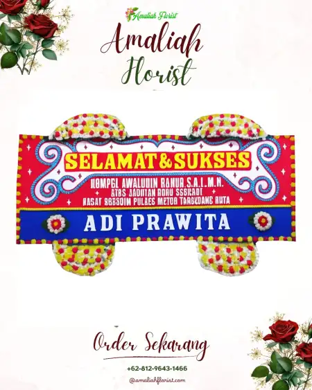 Papan Bunga Ucapan Selamat Silungkang Duo